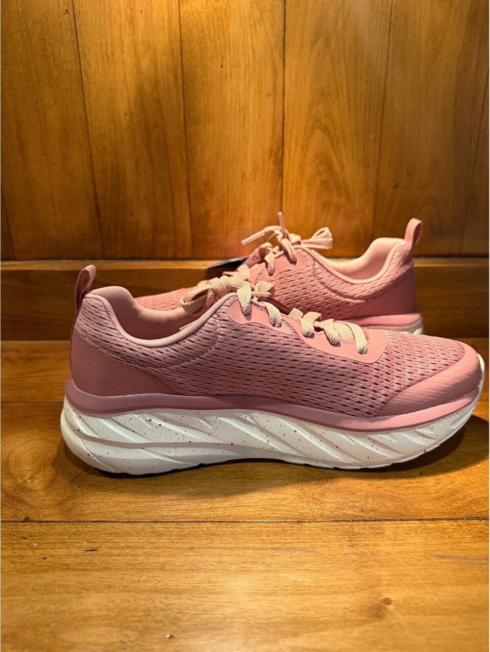 New Skechers Pink Memory Foam Athletic Sneakers Women's 8.5 - Picture 3 of 7